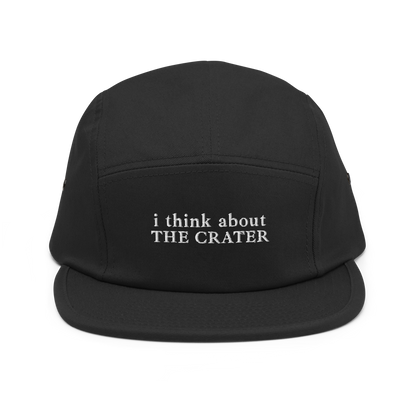 i think about The Crater — Five Panel Cap