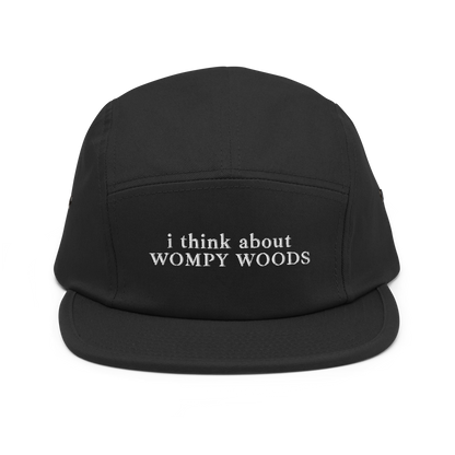 i think about Wompy Woods — Five Panel Cap
