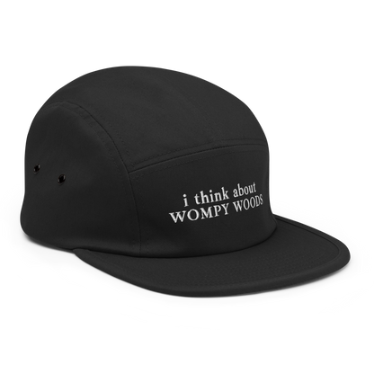i think about Wompy Woods — Five Panel Cap