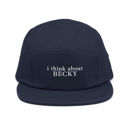 i think about Becky — Five Panel Cap
