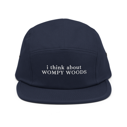 i think about Wompy Woods — Five Panel Cap