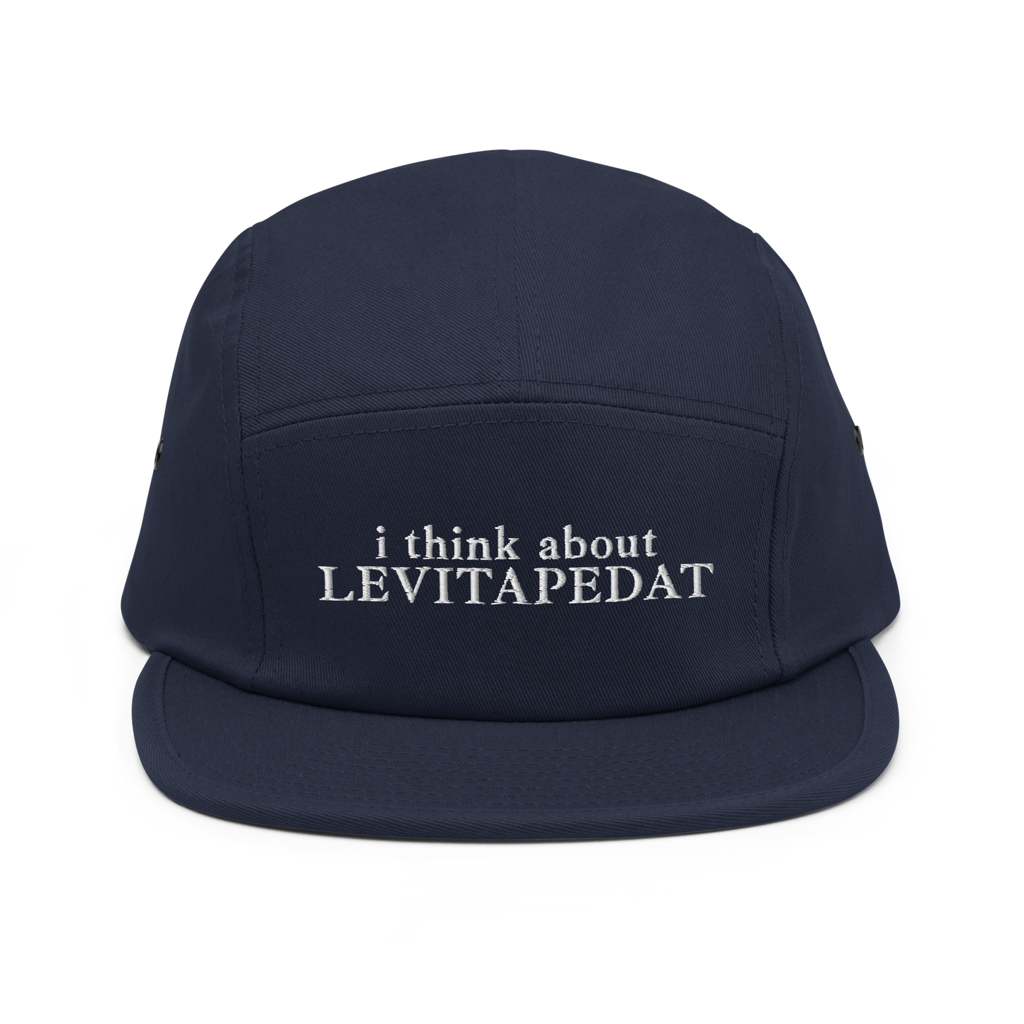 i think about LeviTapeDat — Five Panel Cap