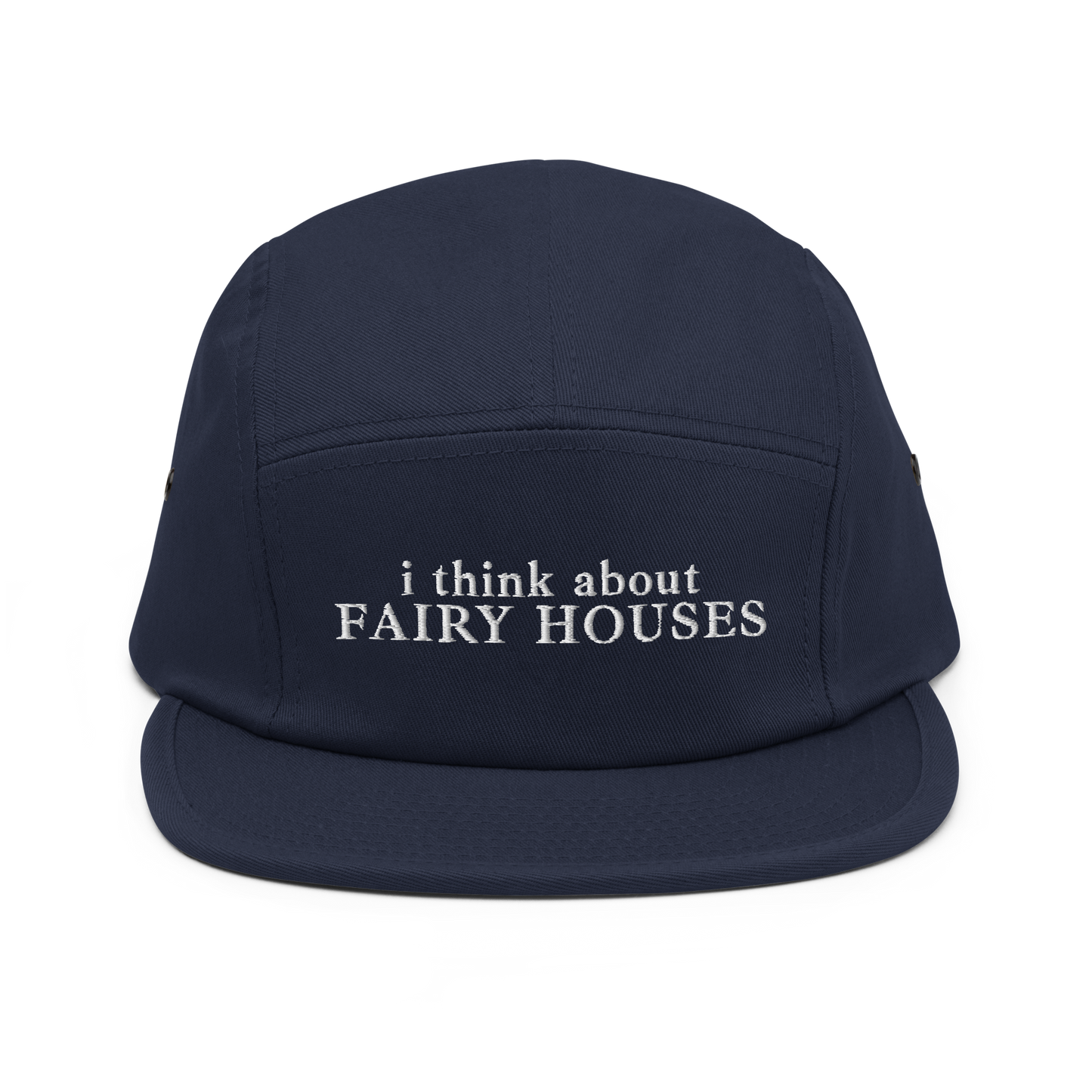 i think about Fairy Houses — Five Panel Cap