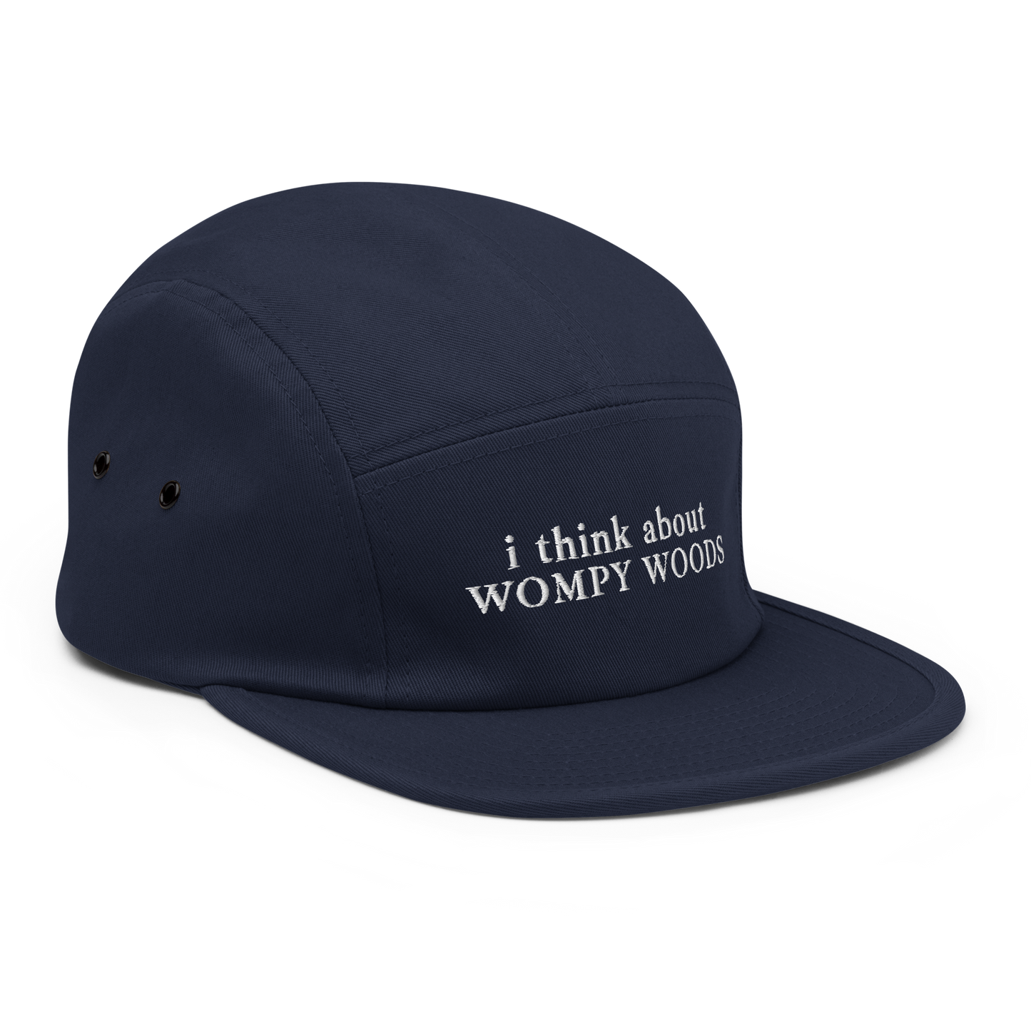 i think about Wompy Woods — Five Panel Cap