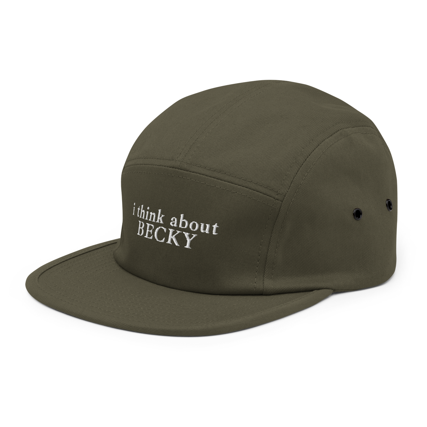 i think about Becky — Five Panel Cap